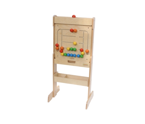 MASTERKIDZ Tablica Ścienna Edukacyjna Labirynt Koraliki Montessori