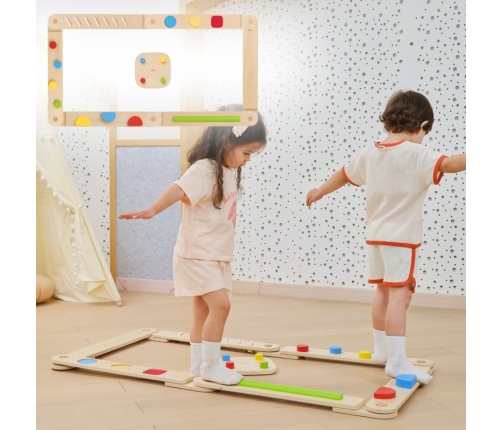 VIGA Drewniana Równoważnia Modułowa Tor Ścieżka Sensoryczna