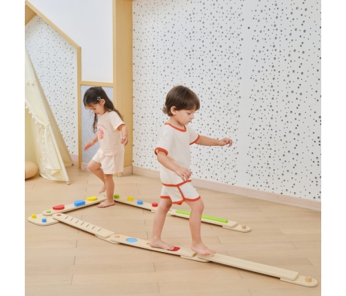 VIGA Drewniana Równoważnia Modułowa Tor Ścieżka Sensoryczna