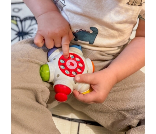 WOOPIE BABY Kosmiczna Rakieta Aktywności - Edukacyjna Kostka Sensoryczna 18m+