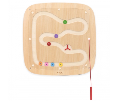 VIGA Drewniana Tablica Manipulacyjna Sensoryczna Przepływ Grawitacyjny