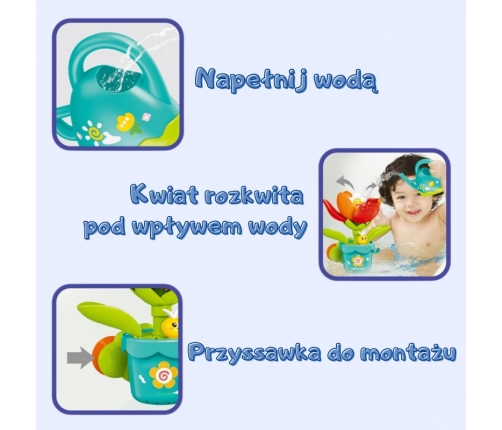 WOOPIE BABY Zabawka do Kąpieli Rozkwitając Kwiatek z Konewką