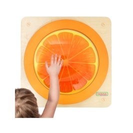 MASTERKIDZ Tablica Edukacyjna Sensoryczna Pomarańcza