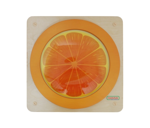 MASTERKIDZ Tablica Edukacyjna Sensoryczna Pomarańcza