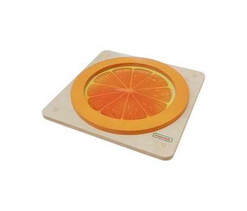 MASTERKIDZ Tablica Edukacyjna Sensoryczna Pomarańcza