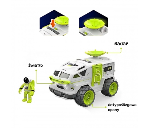 WOOPIE Interaktywny Duży Łazik Kosmiczny Space Set