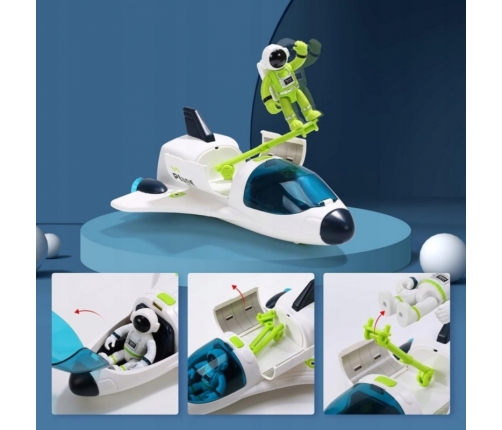 WOOPIE Zestaw Kosmiczny Prom i Łazik Space Set