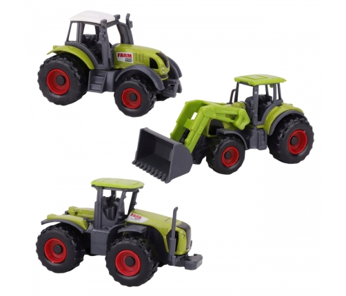 WOOPIE Zestaw Traktorów i Maszyn Rolniczych z Zwierzętami