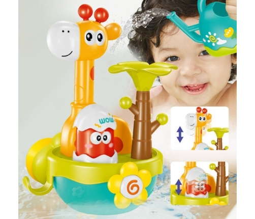 WOOPIE BABY Zabawka do Kąpieli Żyrafa z Lejkiem na Przyssawke