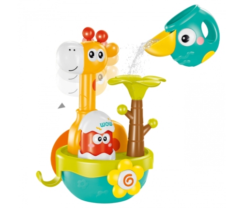WOOPIE BABY Zabawka do Kąpieli Żyrafa z Lejkiem na Przyssawke