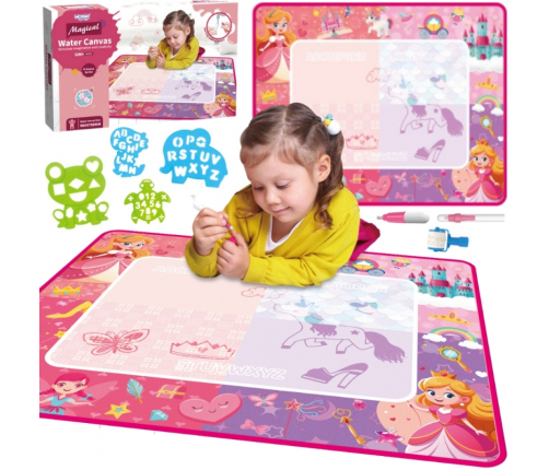 WOOPIE Mata Wodna Magiczna do Rysowania dla Małej Księżniczki