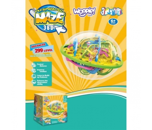 WOOPIE Labirynt 360 Gra Logiczno Zręcznościowa