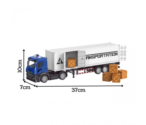 WOOPIE Ciężarówka Kontenerowa z Efektami Świetlnymi i Dźwiękowymi!