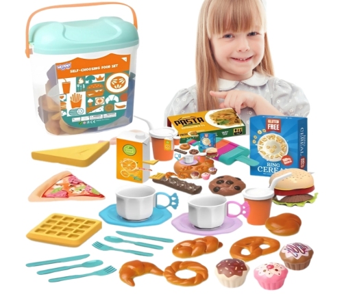 WOOPIE Zestaw Małego Cukiernika Słodycze i Desery w Wiaderku 40 el.