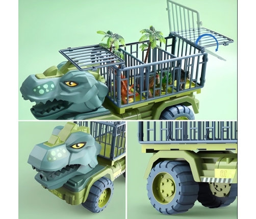 WOOPIE Ciężarówka Dinozaur Transporter Figurki