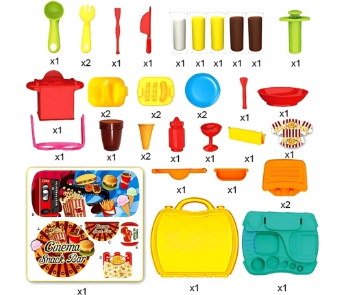 WOOPIE Zestaw Do Robienia Przekąsek z Ciastoliny