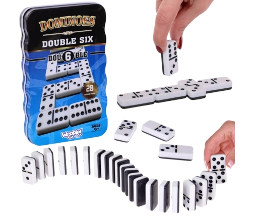 WOOPIE Domino Klasyczna Gra Logiczna 28 Kostek