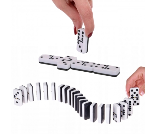 WOOPIE Domino Klasyczna Gra Logiczna 28 Kostek