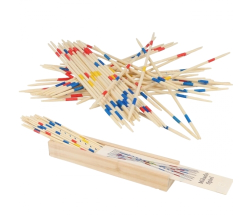 WOOPIE Drewniane Bierki Mikado w Pudełku 41 el.