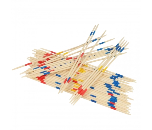 WOOPIE Drewniane Bierki Mikado w Pudełku 41 el.