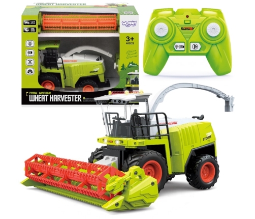 WOOPIE Zdalnie Sterowany Kombajn Zestaw Jasno Zielony