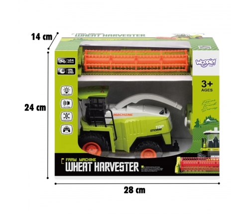 WOOPIE Zdalnie Sterowany Kombajn Zestaw Jasno Zielony