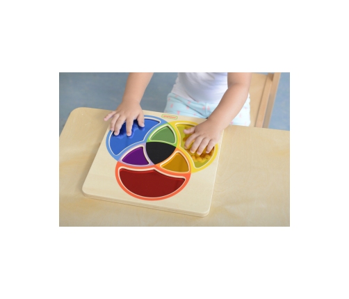 MASTERKIDZ Tablica Edukacyjna Lustro Nauka Mieszania Kolorów