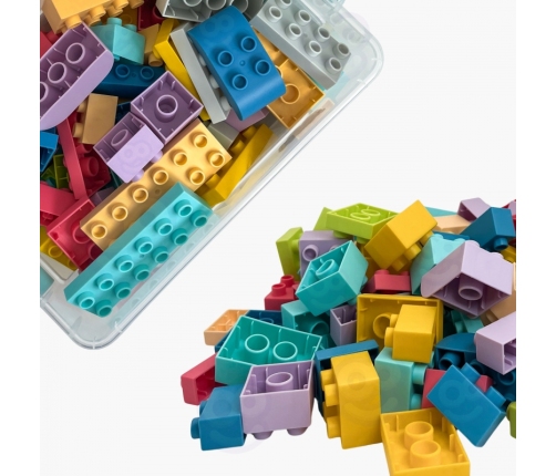 WOOPIE Klocki Soft Blocks Zestaw 99 Elementów w Pudełku