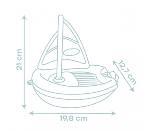 Smoby Little Żaglówka z Bioplastiku do Wody