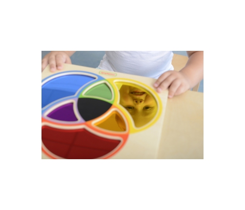 MASTERKIDZ Tablica Edukacyjna Lustro Nauka Mieszania Kolorów