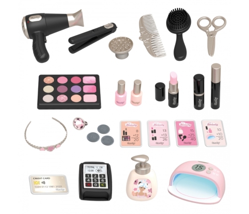 SMOBY Centrum małej stylistki BEAUTY + 26 akcesoria Fryzjer i kosmetyczka