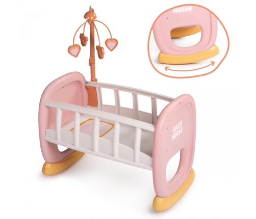 SMOBY Baby Nurse Kołyska z karuzelką