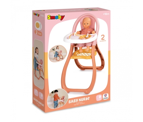 SMOBY Baby Nurse krzesełko do karmienia