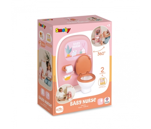 SMOBY Baby Nurse - Dwustronna toaleta Dla lalki 42 cm