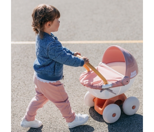 SMOBY Baby Nurse Wózek Głęboki z Plastikowym Daszkiem