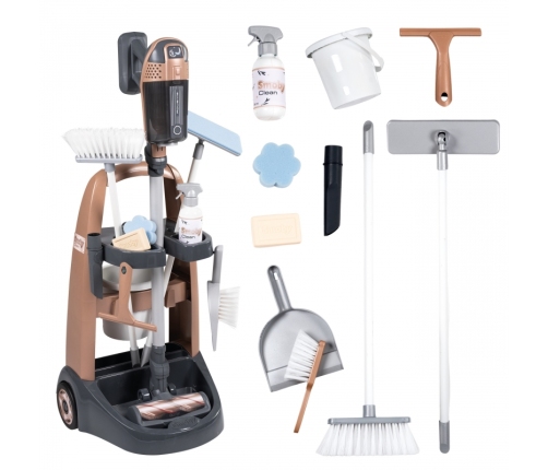 SMOBY Rowenta Wózek do Sprzątania z Odkurzaczem