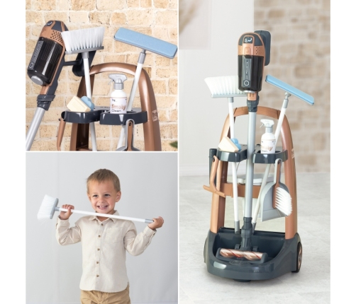 SMOBY Rowenta Wózek do Sprzątania z Odkurzaczem