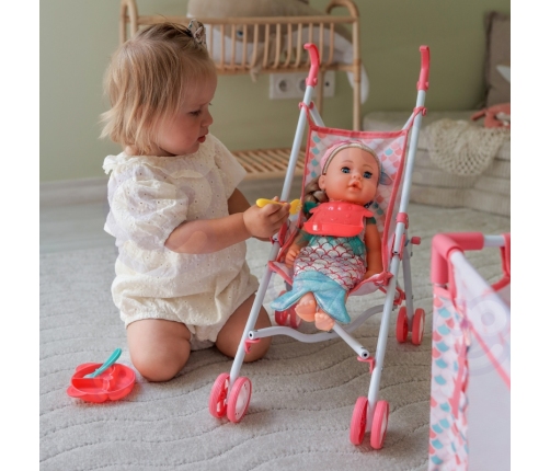 WOOPIE ROYAL Lalka Bobas Syrenka 18 Akcesorii