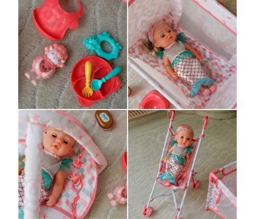 WOOPIE ROYAL Lalka Bobas Syrenka 18 Akcesorii