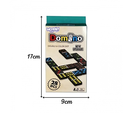 WOOPIE Domino Gra Logiczna Rodzinna 28 Klocków