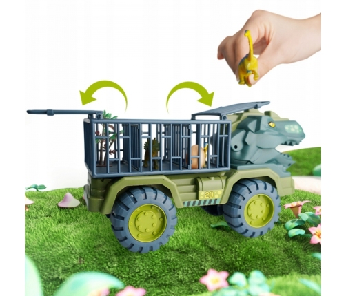 WOOPIE Ciężarówka Dinozaur Transporter Figurki