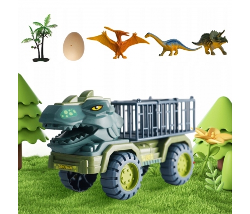 WOOPIE Ciężarówka Dinozaur Transporter Figurki