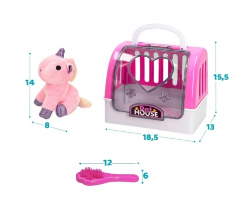 WOOPIE Transporter Domek dla Jednorożca Zestaw do Pielęgnacji