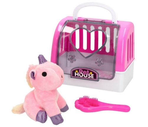 WOOPIE Transporter Domek dla Jednorożca Zestaw do Pielęgnacji