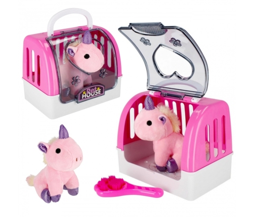 WOOPIE Transporter Domek dla Jednorożca Zestaw do Pielęgnacji