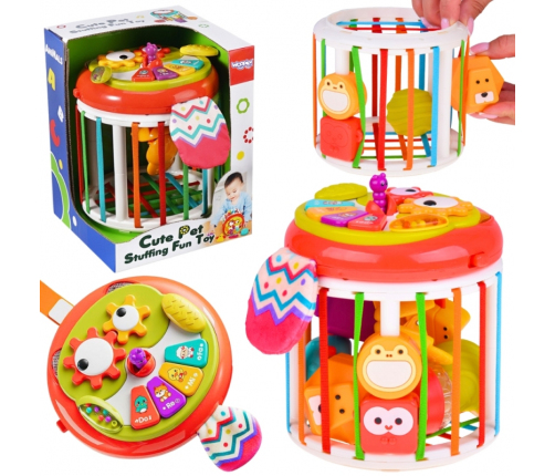 WOOPIE BABY Walec Kostka Sensoryczna Interaktywny Bębenek