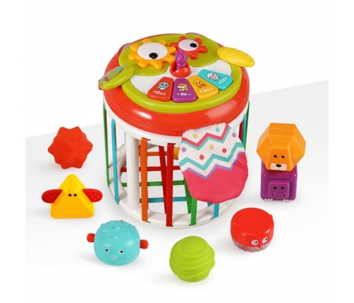 WOOPIE BABY Walec Kostka Sensoryczna Interaktywny Bębenek