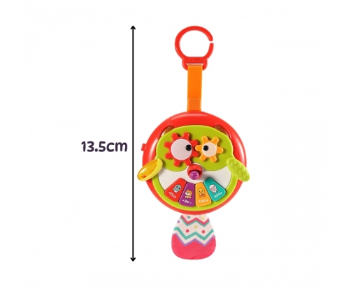 WOOPIE BABY Interaktywna Zabawka Sowa Pianinko z Szeleszczącym Ogonem