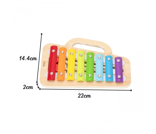 VIGA Cymbalki Drewniany Ksylofon – Odkryj Muzyczny Talent Swojego Malucha!