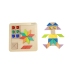 MASTERKIDZ Układanka Mozaika Nauka Kolorów i Kształtów Tangram Montessori